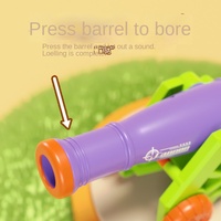 Jouet de tir à la lance de radis en plastique souple longue portée, lanceur de fusées de simulation, petits jouets