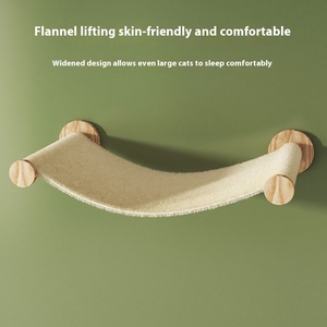 Disesuaikan Modern mainan hewan peliharaan kucing furnitur kayu terpasang kucing pemanjat Set 5 dinding terpasang kucing rak Dinding - Product Image 5