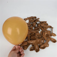 162-teiliges Umweltfreundliches Latex Retro Braun Ballonbogen-Set Wiederverwendbare Ballongirlande für Geburtstags- & Silvester-Partys - Marke JYAO