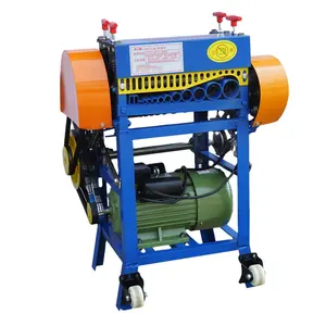 Waste copper cable wire cutter stripper recycling machine