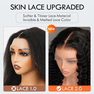 Comprar a granel de encaje transparente de doble dibujado Bouncy Curl Peluca de cabello humano brasileño Bob corto 13x4 HD Pelucas de cabello humano frontal de encaje - Product Image 3
