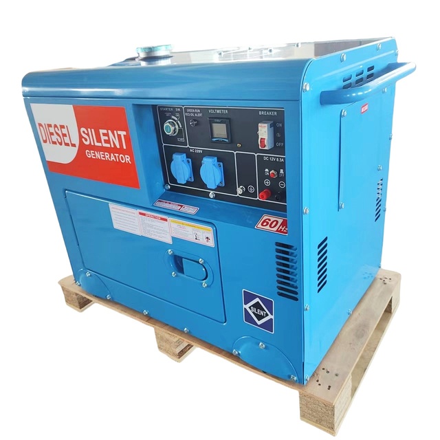 AC Single Phase Silent Diesel Generator Set 10kVA 192 195 Rated Power Electric Promotion Price 10kw diesel Silent Generators