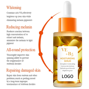 Nuova etichetta privata collagene organico vitamina E + B5 capsule siero antirughe siero viso vitamina E - Product Image 5