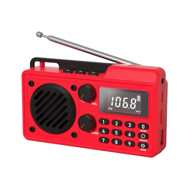 Sai Jia Q7 Portable Radio Multi-Band Shortwave Receiver with Digital Display Including FM MW SW Bands