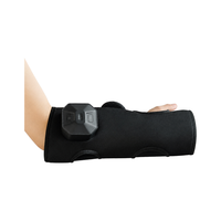 Masseur de bras et de poignet sans fil à compression d'air, 3 niveaux de chaleur, rechargeable, enveloppement de massage pour le bras et la main