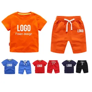 Trendy Boy Clothing Sets Children Sweatshirts Sports cotton sweatsuit Jogger Kids Two Piece Set