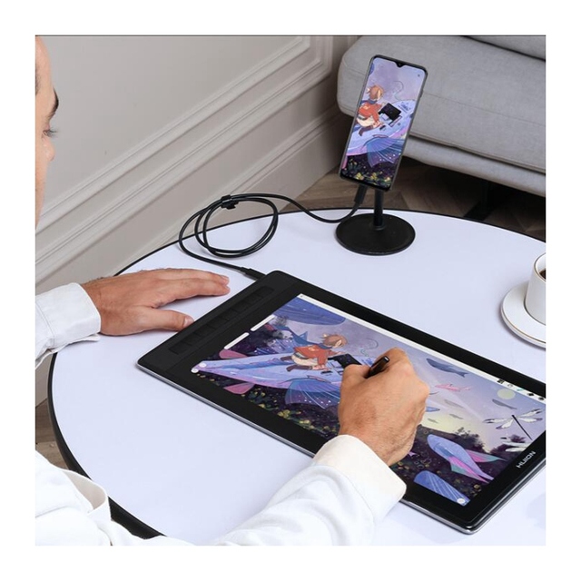 Huion Kamvas Pro16 2.5K 8192 Levels Pen Pressure Graphic Tablet Monitor Display