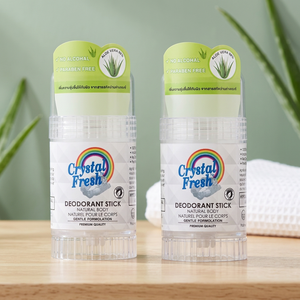 CRYSTAL FRESH Bio R&D Men's Natural <b>Deodorant</b> Bar with Aloe Vera 120g (TUN-PA120) - Product Image 1