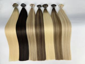 Extensiones de Cabello Humano Virgen con Punta Plana Europea, Venta al por Mayor de Fábrica, 100% Cutícula Alineada, Doble Trama a Máquina, 14-24 Pulgadas - Product Image 3