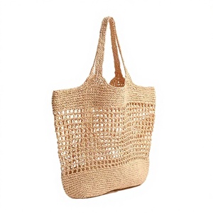 Bolso de <span class=keywords><strong>Playa</strong></span> Portátil de Mimbre Tejido a Mano, Ecológico y Duradero, Esencial para el Verano, para Mujer, RTS, Pedidos Mixtos al por Mayor - Product Image 2