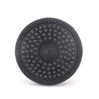 Pieds de nivellement industriels robustes Dia 60 pour meubles, réglables en nylon avec embout en caoutchouc, tournants, M8/M10/M12/M16