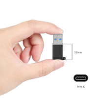 Adaptador Convertidor de USB Tipo C Hembra a USB A 3.0 Macho para Transferencia de Datos de 5 Gbps y Carga Rápida QC 3.0, Transforma el Cable Tipo C