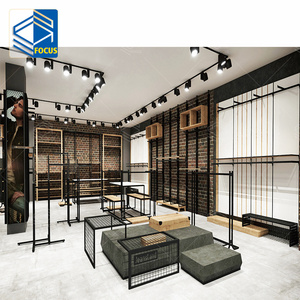 Magasin personnalisé Porte-vêtements <span class=keywords><strong>Sous</strong></span>-vêtements Magasin de vêtements Comptoir Magasin de vêtements Aménagement d'intérieur Magasin de vêtements Comptoir - Product Image 1
