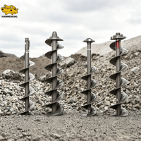 Tête d'engrenage hydraulique universelle pour tarière avec entraînement hexagonal simple pour mini-excavatrice et plantation d'arbres