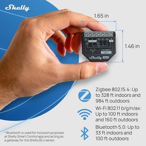 Shelly 2PM Gen4 wi-fi Zigbee Matter a 2 canali Smart relè interruttore misurazione alimentazione per automazione domestica Alexa SmartThings persiane - Product Image 5