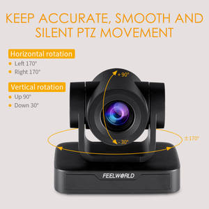 Caméra IP PTZ FEELWORLD USB10X 4K USB 1080P avec suivi automatique et zoom 10X, directement de l'usine OEM pour la surveillance sportive et gouvernementale - Product Image 4