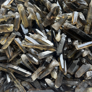 Sỉ buôn đá thô tự nhiên, thanh đá thô, tinh thể thô, tinh thể đen khói, đầu thạch anh - Product Image 1