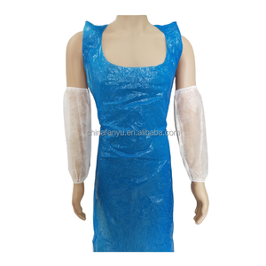 Disposable <strong>Plastic</strong> PE Colored Kitchen Waterproof Oil Resistant <strong>Apron</strong> - Product Image 3