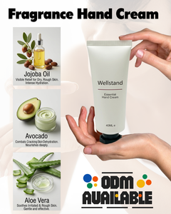 Crème pour les mains hydratante et nourrissante au beurre de karité infusé à la vitamine C, parfum vanille et herbes, pour les voyages et l'usage quotidien - Product Image 6