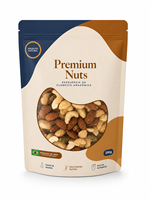 Sachets Doypack Personnalisés Imprimés Brillants avec Fermeture Éclair pour Fruits Secs et Noix (Amandes, Noix, Noix de Cajou) – Vente en Gros