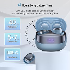 سماعات أذن للنوم بتقنية البلوتوث، سماعات خفيفة الوزن داخل الأذن، سماعات صغيرة غير مرئية بتصميم مصغر للنائمين على الجانب - Product Image 4