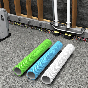 Tubo de doble capa de HDPE corrugado de PE flexible, conducto de ventilación/escape de aire fresco para instalación de sistemas HVAC, rejillas de registro - Product Image 1