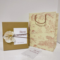 Coffret Cadeau Curated Best Wishes avec Gobelet Isotherme et Enceinte Bluetooth Rétro, Idéal pour les Demoiselles d'honneur, les Cadeaux d'entreprise et les Cadeaux de Fêtes
