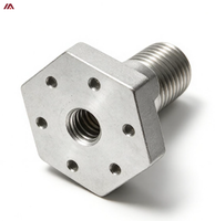 MTS 402641 Flensa Instalasi Berulir 3/4 "-16 UNF Sambungan Flensa Heksagonal