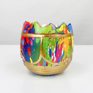 Hand-painted Resin Eggshell Figurines-Colorful Home & Desk Decor Fashion Business Gifts