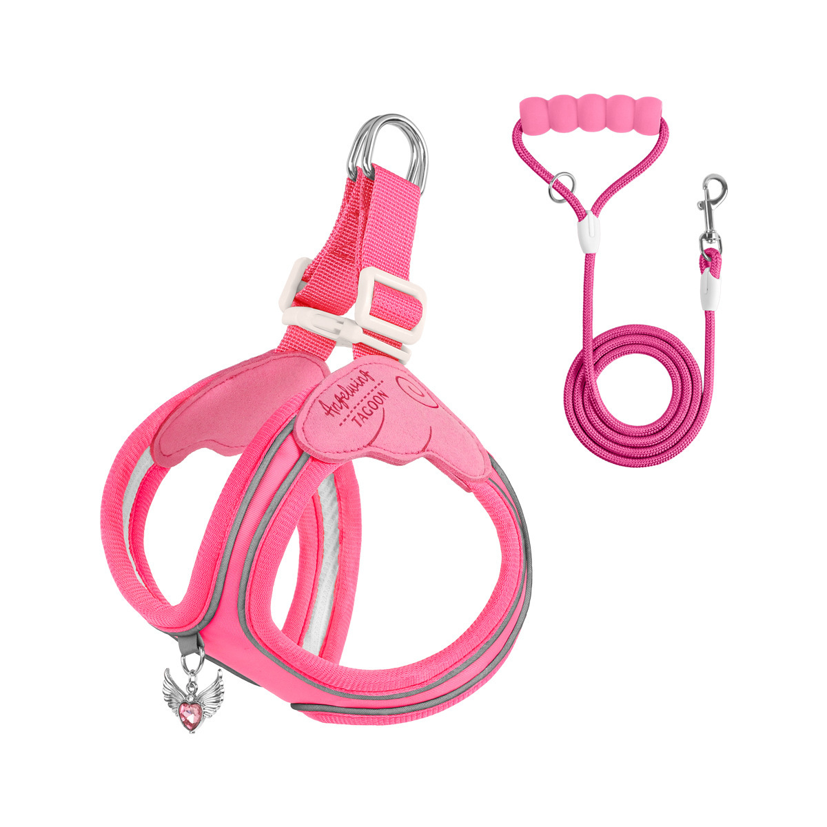 Pink,chest and rope