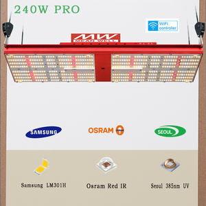แคลิฟอร์เนียรุ่นล่าสุด Bava สีเขียวสีแดงเต็มรูปแบบ Uv Ir Lm301h 2.6Umol/<span class=keywords><strong>J</strong></span> 240W Led เติบโตแสงสำหรับพืชสวน - Product Image 3