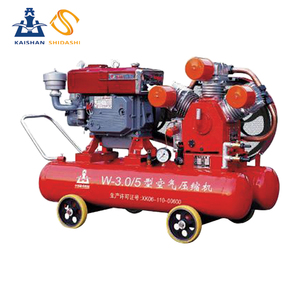 Nuovo Compressore d'Aria a Vite Portatile a Doppio Serbatoio con Motore e Pompa Diesel Raffreddati ad Aria per Cantieri Edili - Product Image 3