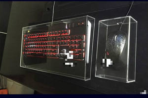 ฝาครอบป้องกันฝุ่นอะคริลิคสำหรับกรณีแป้นพิมพ์ <span class=keywords><strong>Corsair</strong></span> - Product Image 3