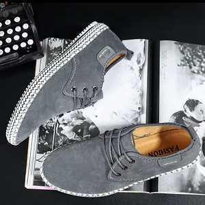 Chaussures Oxford confortables à bout capoté en cuir souple pour homme, idéales pour les mariages, décontractées et pour la marche, avec semelle plate rehaussante - Product Image 2