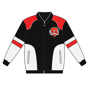 Abito da corsa personalizzabile ispirato alla <span class=keywords><strong>fratellanza</strong></span> cappotti maglieria da uomo ricamati larghi Casual da equitazione Moto maglione di cotone - Product Image 5