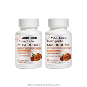 Cápsulas de Complejo de Hongos 14 en 1 de Marca Privada con Certificación HACCP, con Melena de León para <span class=keywords><strong>el</strong></span> Equilibrio Sistémico Diario y la Armonía Interna - Product Image 1