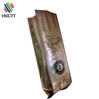 Sachet d'emballage alimentaire à soufflet latéral avec logo imprimé personnalisé pour poudre de café froid