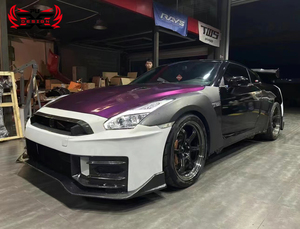 ชุดบอดี้กันชนหน้ารถยนต์คาร์บอนไฟเบอร์ครึ่งหนึ่งสำหรับรถ <span class=keywords><strong>Nismo</strong></span> <span class=keywords><strong>R35</strong></span>อัพเกรด<span class=keywords><strong>2024</strong></span>สไตล์ - Product Image 4
