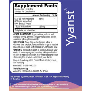 Tiras Orales de Ashwagandha OEM/ODM para Adultos - Reduce el Estrés y Aumenta la Energía, Favorece la Claridad Mental y la Inmunidad - Product Image 2