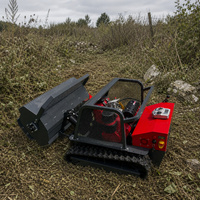 Tondeuse à chenilles télécommandée HY-1200LB, pente de 55 degrés, 72 lames à fléaux, diesel, chenilles en caoutchouc