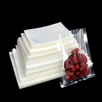 Sacs d'emballage sous vide en nylon transparent, qualité alimentaire, 13x20cm, avec logo personnalisé, pour emballage sous vide.