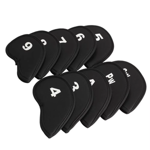 Dericsson Lot de 10 Housses de Tête de Fer de Golf Épaissies Numérotées Simples avec Support pour Logo Personnalisé - Product Image 4