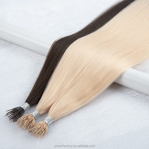 Double Drawn Cuticle Intact Virgin Human Hair Elastic <b>Rope</b> Nano Ring Human Hair Extensions - Product Image 4