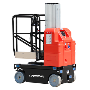 Chariot élévateur vertical électrique complet pour la manutention en hauteur, 300 kg, hauteur 4,5 m, batterie 24 V, roues hydrauliques en PU, garantie 1 an - Product Image 3