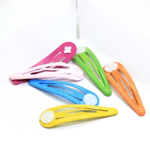Mix Colorful 100pcs Girls <strong>Snap</strong> Hair <strong>Clips</strong> for Children Baby Hair Accessories - Product Image 4