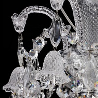 Lustres suspendus en cristal pour la décoration de restaurants et de mariages, lustres d'hôtel, grand lustre LED, lustre de luxe