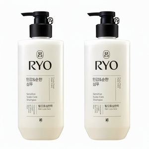 Confezione da 2 Shampoo Liquido Delicato e Sensibile Ryeo da 480ml, Sconto Speciale, per il Trattamento della Caduta dei Capelli - Product Image 1