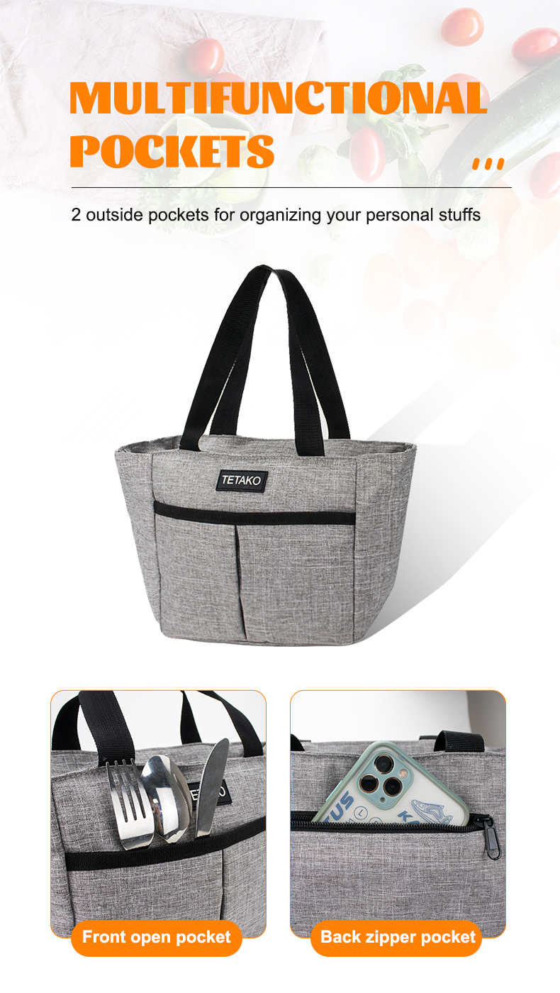 Custom high quality best lunch cooler tote bags