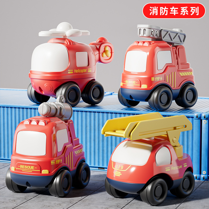 Camion de pompiers à rétrofriction - Modèle aléatoire