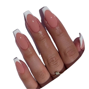 <span class=keywords><strong>Faux</strong></span> <span class=keywords><strong>Ongles</strong></span> à Coller en Gros, <span class=keywords><strong>Pas</strong></span> Chers, de Haute Qualité, Style Français, Nombreuses Formes, Pointes d'<span class=keywords><strong>Ongles</strong></span> Artificiels en ABS - Product Image 1